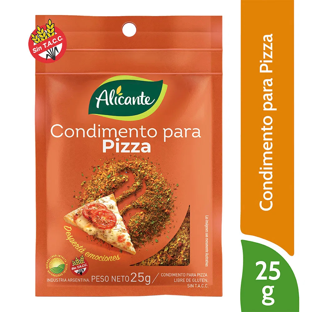 Condimento ALICANTE para pizza 25g