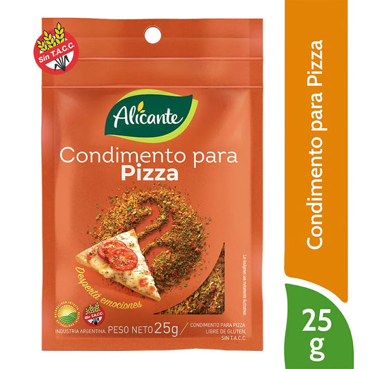 Condimento ALICANTE para pizza 25g