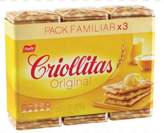 Galletas Criollitas Pack Familiar x3