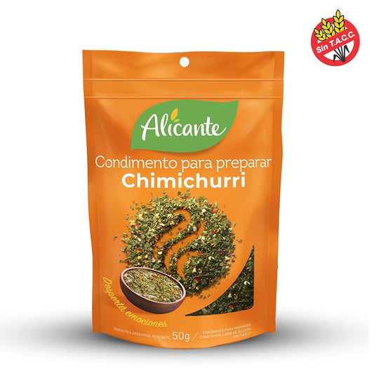 Condimento ALICANTE para preparar Chimichurri 50G