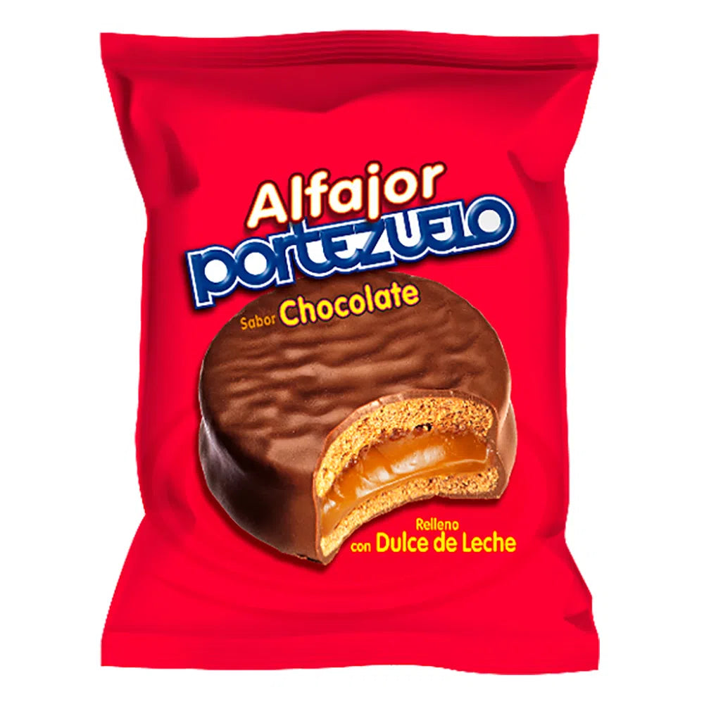 12 Alfajor PORTEZUELO chocolate |