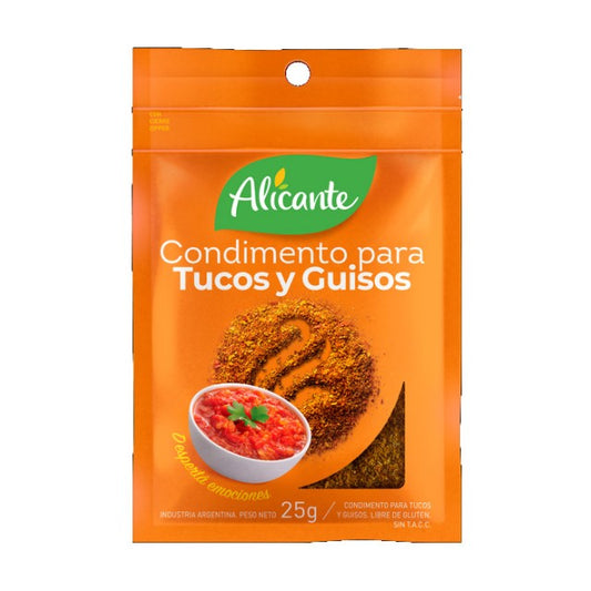 Condimento ALICANTE para Tucos y Guisos 25g