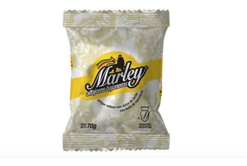 12 Alfajor MARLEY chocolate blanco