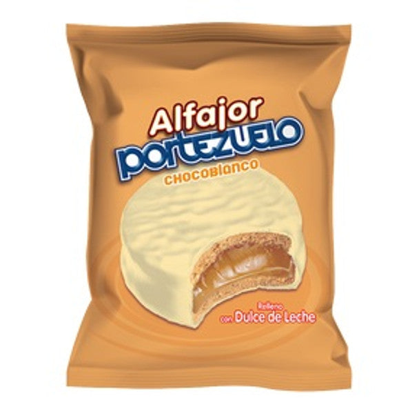 12 Alfajor PORTEZUELO chocoblanco |